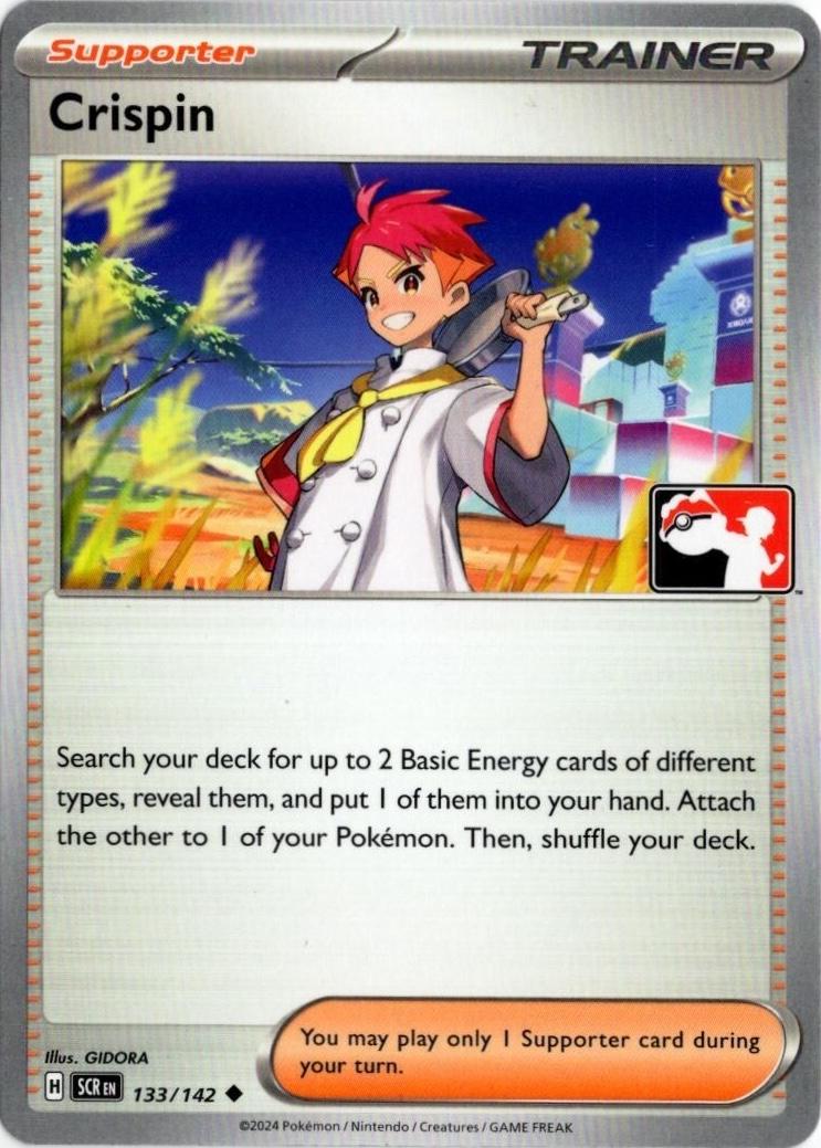 Stellar Crown Crispin [Prize-Pack] Pokémon card
